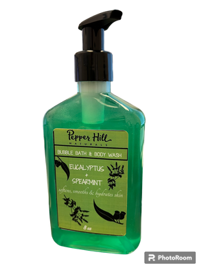 Bubble Bath & Body Wash Eucalyptus Mint