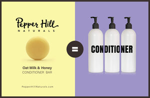 Shampoo and Conditioner Bar - Oat Milk Honey Combination Bar Pack